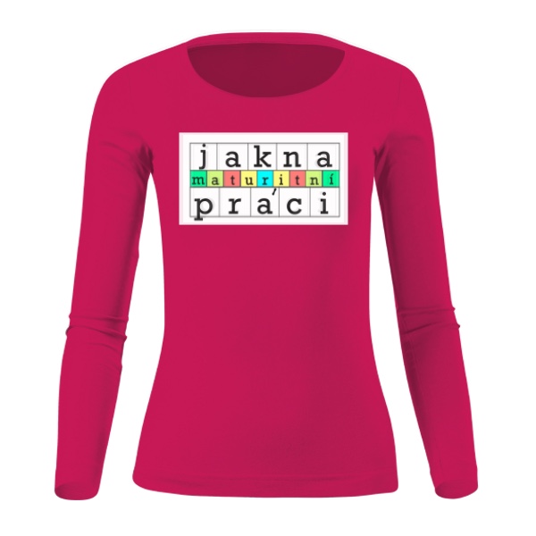 Tričko s potiskem Dámské tričko s barevným logem 