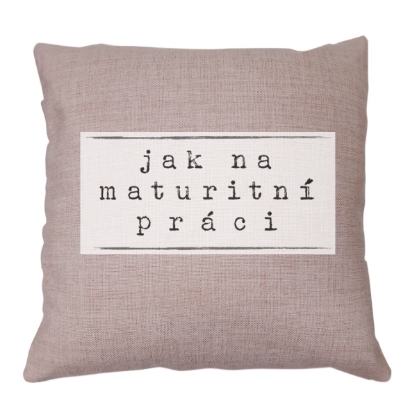 Polštář o snech s maturitní prací