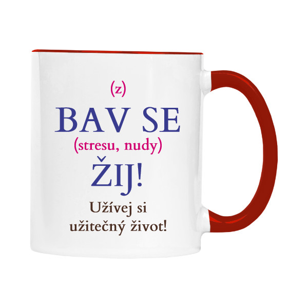 Hrnek malý barevný s potiskem Hrníček s hláškou